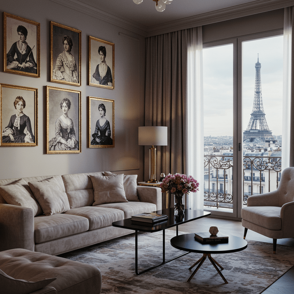 French living room interior design