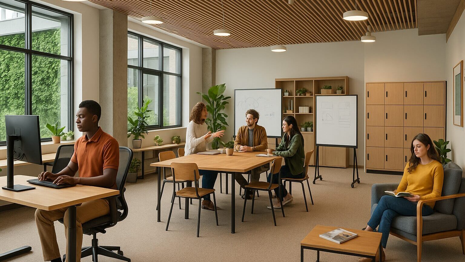 12 Interior Design Concepts For Versatile Coworking Office Spaces