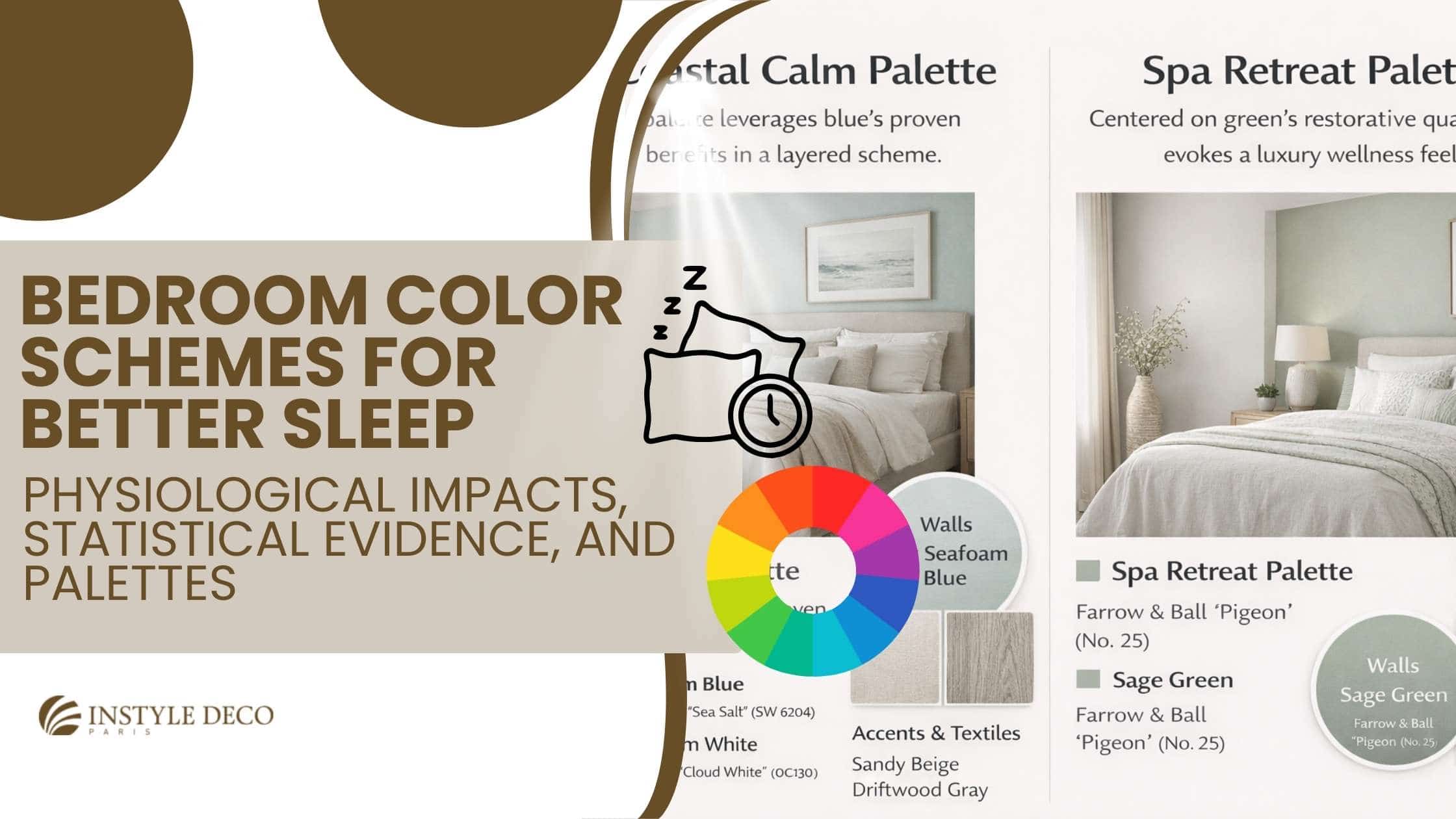 Sleepwalking Color Bedroom Color Schemes for Better Sleep | Instyle Deco Paris
