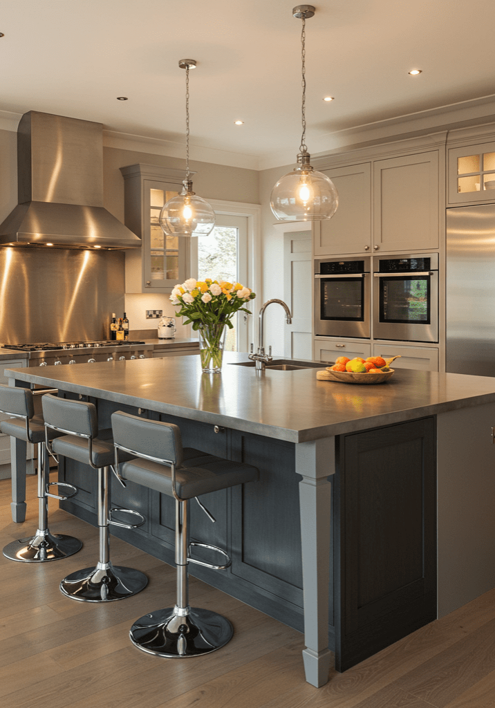 Fancy kitchen interior design remote services